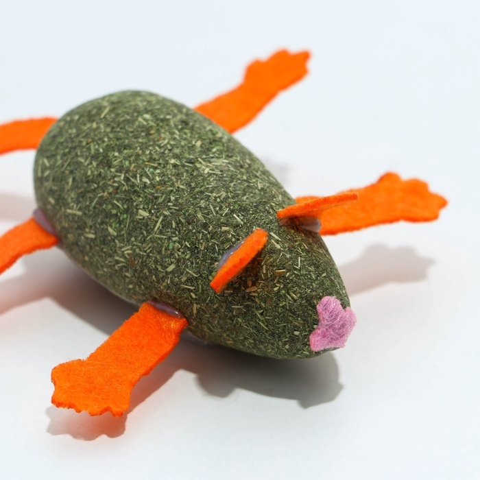 Игрушка для кошек «Кот» из кошачьей мяты, 8 х 2.5 см Игрушка для кошек «Кот» из кошачьей мяты, 8 х 2.5 см