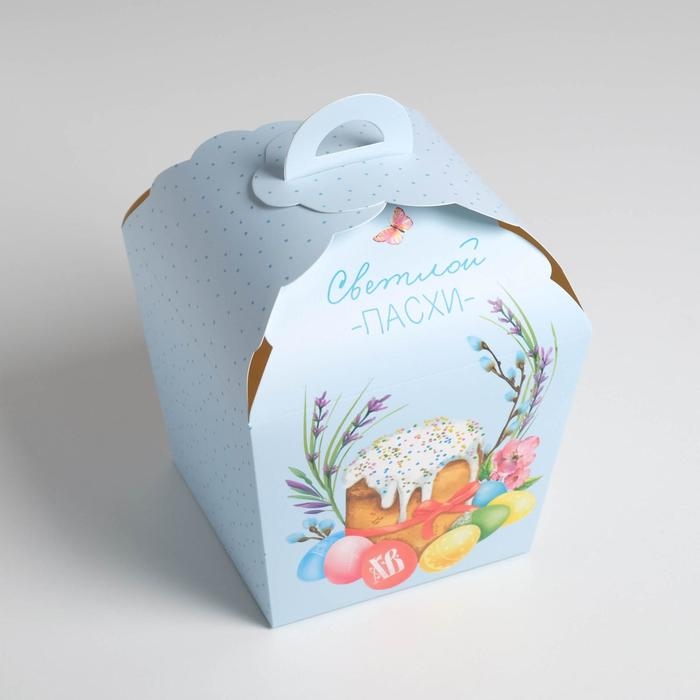 Коробка кондитерская складная, упаковка &laquo;Светлой Пасхи&raquo;, 17 х 17 х 26 см