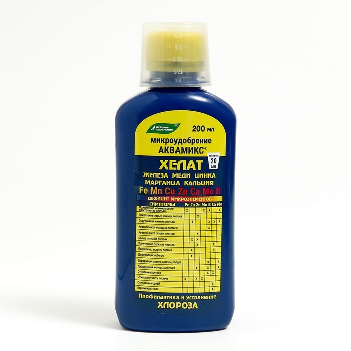 Удобрение Удобрение "Аквамикс", водный раствор, 0,2 л