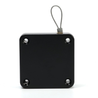 Доводчик дверной ТУНДРА, до 20 кг, цвет  черный, натяжение 500 гр, длина троса 100 см