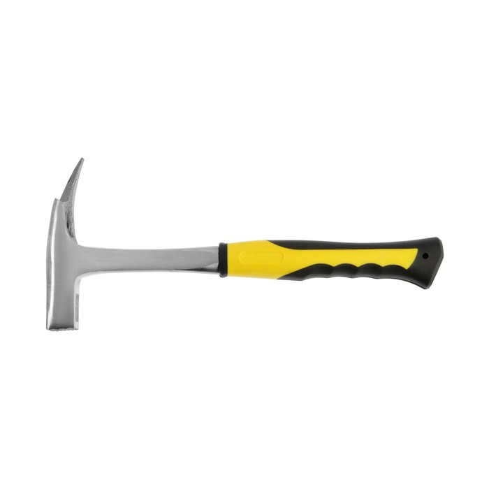 Молоток кровельщика ТУНДРА, цельнокованый, боек с магнитом, 2К рукоятка, 600 г