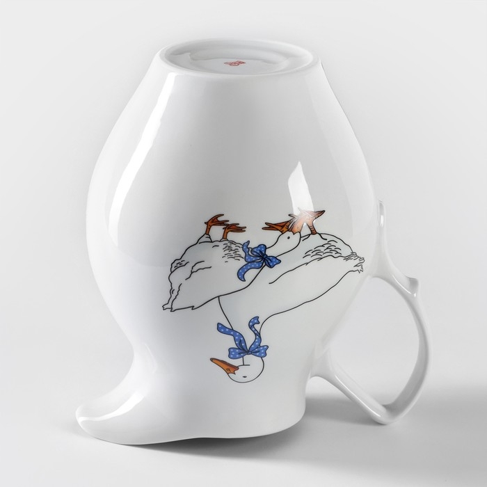 Кувшин фарфоровый &laquo;Гуси&raquo;, 2 л, МИКС
