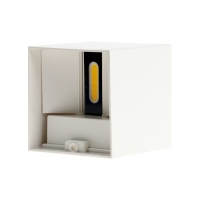 Светильник фасадный &laquo;Куб&raquo;, FSD-063, 6 Вт, 3000К, регулир. луч, IP65, 220 В, пластик, белый   1008423