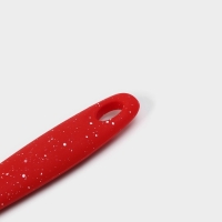 Кисть Доляна &laquo;Гранат&raquo;, силикон, 25&times;4 см, цвет красный