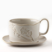 Чайная пара керамическая &laquo;Керамик&raquo;, 2 предмета: кружка 220 мл, блюдце 13х13,6 см