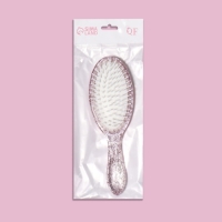 Расчёска массажная, 6,5 &times; 21,5 см, цвет МИКС