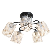 Люстра "Арнелла" 5хЕ27 40Вт чёрный 58х58х27 см BayerLux Люстра "Арнелла" 5хЕ27 40Вт чёрный 58х58х27 см BayerLux