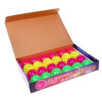 Мяч &laquo;Ёжик&raquo;, световой, матовый, цвета МИКС