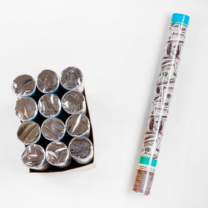 Пневмохлопушка «Доллар», серпантин, 50 см Пневмохлопушка «Доллар», серпантин, 50 см