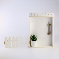 Ключница настенная &laquo;Белая&raquo;, 22,5 х 30,5 х 5,7 см.