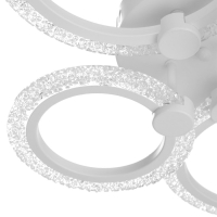 Люстра "Кольца" LED 80Вт Белый 2700-6400к 60х45х14 Люстра "Кольца" LED 80Вт Белый 2700-6400к 60х45х14