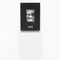 Скетчбук А6, 40 л. 100 г/м &laquo;Аниме комикс&raquo;