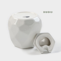 Ёмкость фарфоровая для мёда с ложкой BellaTenero &laquo;Пчёлка&raquo;, 550 мл, цвет белый