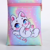 Подарочный набор для девочки &laquo;Волшебный котёнок&raquo;, сумка, ручка, блокнот