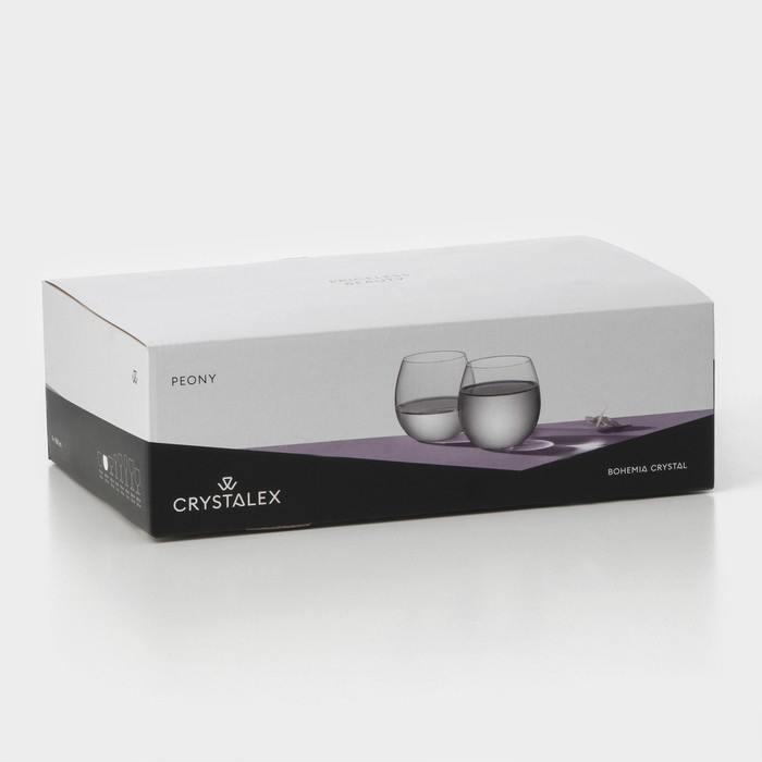 Набор стеклянных стаканов «Пион», 380 мл, 6 шт Набор стеклянных стаканов «Пион», 380 мл, 6 шт