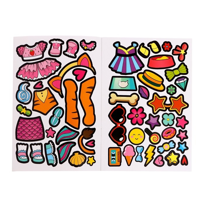 Альбом наклеек &laquo;Super куколки и их питомцы&raquo;, 100 стикеров