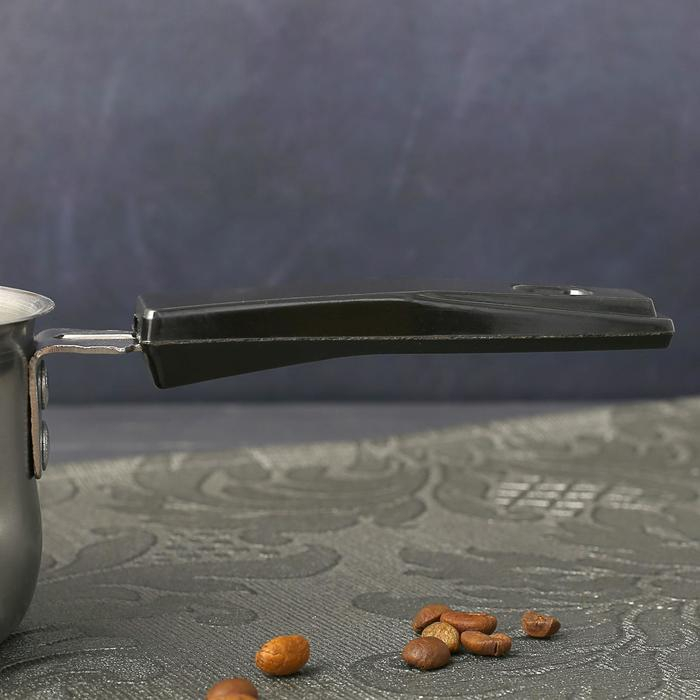 Набор турок для кофе из нержавеющей стали с ручками &laquo;Аромат&raquo;, 4 предмета: 300 мл, 250 мл, 180 мл, 140 мл