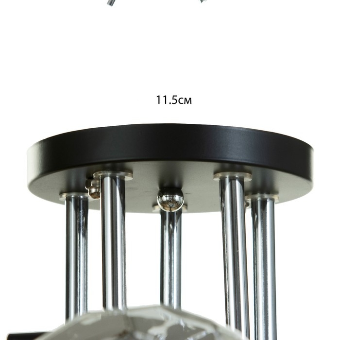 Люстра "Саманта" 5хЕ27 40Вт черный 48х48х21 см BayerLux