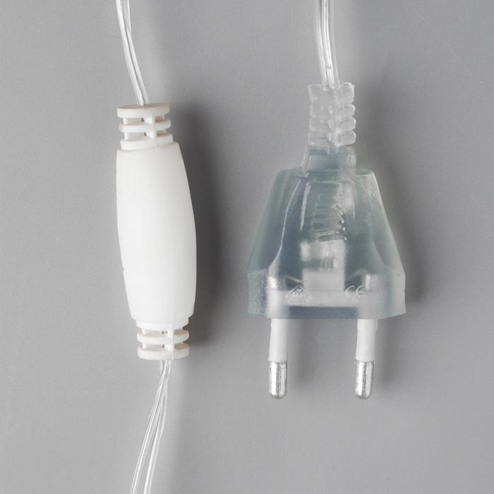 Светодиодная фигура &laquo;Звёзды серебристые&raquo; 20, 25, 30 см, металл, 220 В, свечение тёплое белое