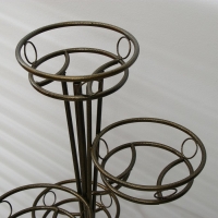 Подставка для цветов, напольная, на 4 горшка, d = 17 см, бронзовая, &laquo;Консул&raquo;