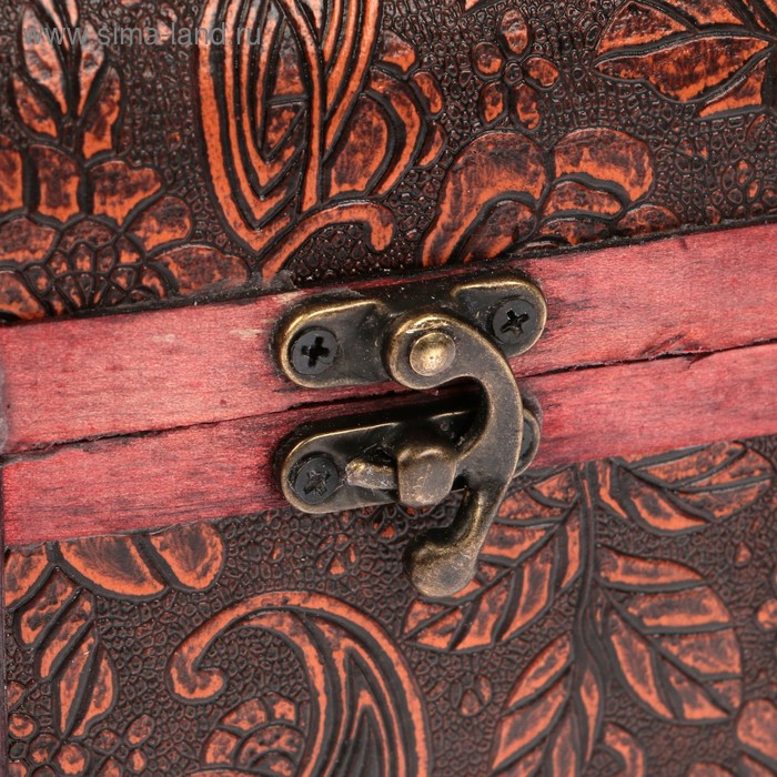 Шкатулка сундучок "Клумба" (набор 3 шт) 13х13,2х18 см