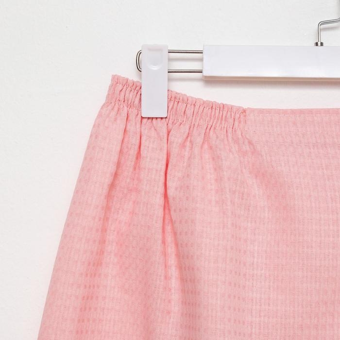 Полотенце вафельное Экономь и Я &laquo;Парео&raquo; 80х144 см, цвет пыльно-розовый, 100%хл, 200 г/м2