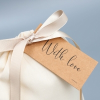 Мешочек подарочный из хлопка &laquo;Счастье&raquo;, 20 х 30 см +/- 1.5 см