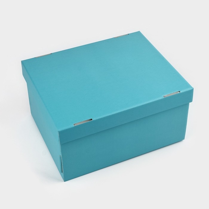 Коробка подарочная складная, упаковка, «Голубая», 31 х 25.5 х 16 см Коробка подарочная складная, упаковка, «Голубая», 31 х 25.5 х 16 см