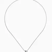 Кулон на цепочке "Ракушка", цвет серебро 75см