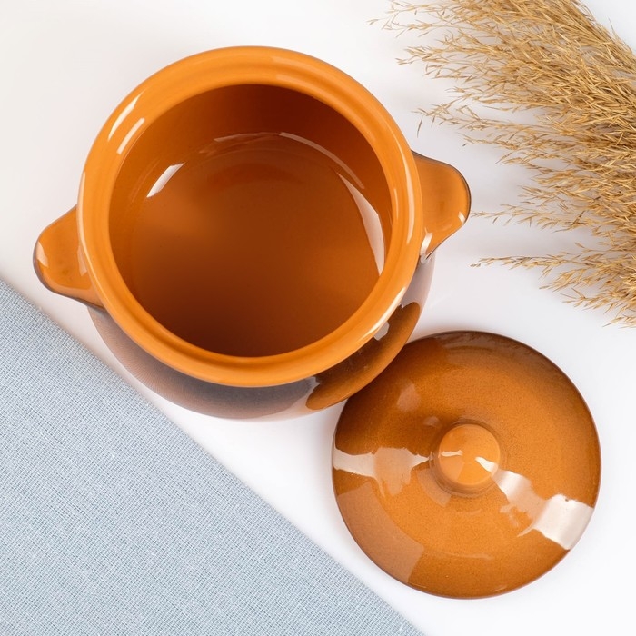 Горшок керамический для запекания Горшок керамический для запекания "Пиканто" 0,65л / 12,5х11,5см, стандарт