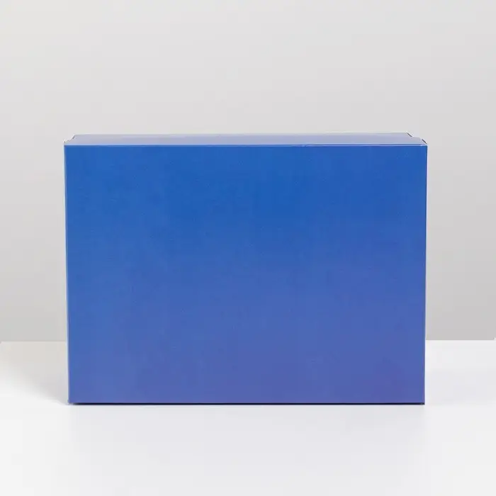 Коробка подарочная складная, упаковка, &laquo;Синяя&raquo;, 21 х 15 х 7 см