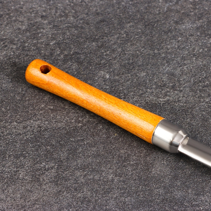 Дуршлаг-сито с деревянной ручкой 41см, диаметр 13см, глубина 3,5см Дуршлаг-сито с деревянной ручкой 41см, диаметр 13см, глубина 3,5см