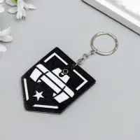 Брелок для ключей на кольце &laquo;Танк - звезда&raquo;, EVA, 5.5&times;6.5 см