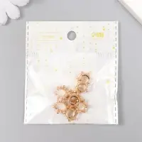 Декор для творчества металл "Корона" золото 0,6х1,3х1,3 см