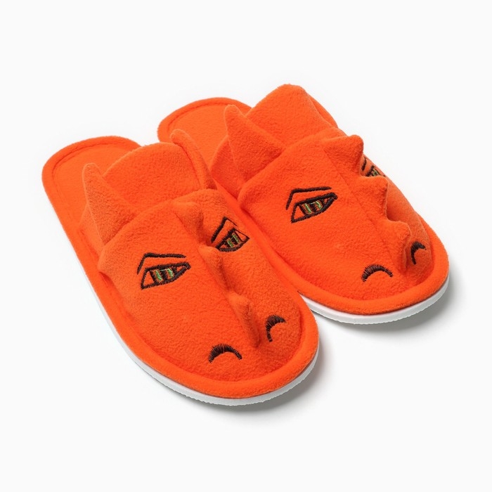 Тапочки женские Дракон, р.38, оранжевый Тапочки женские Дракон, р.38, оранжевый