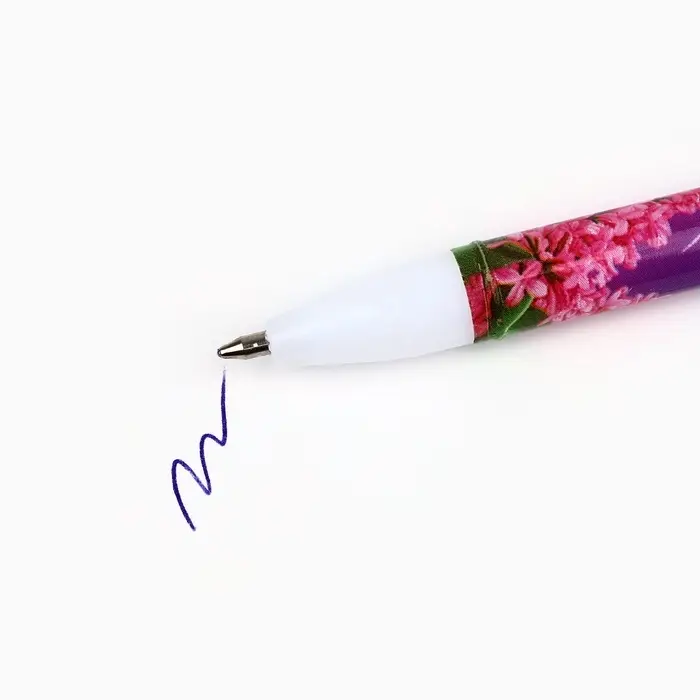 Ручка шариковая, синяя паста, 0.5 мм, пластик &laquo;С 8 марта&raquo;