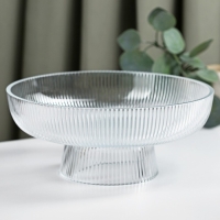 Ваза для фруктов &laquo;Камелия&raquo;, 26,3&times;11 см, цвет прозрачный