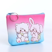 Кошелёк монетница на молнии, цвет МИКС Кошелёк монетница на молнии, цвет МИКС