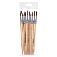 Кисть белка круглая № 8, ручка дерево