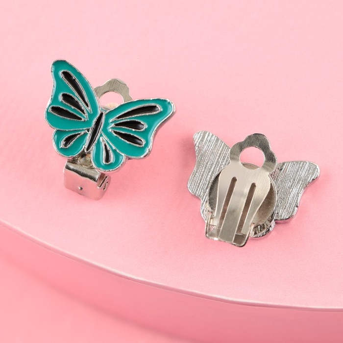 Серьги клипсы детские &laquo;Мисс вселенная&raquo;