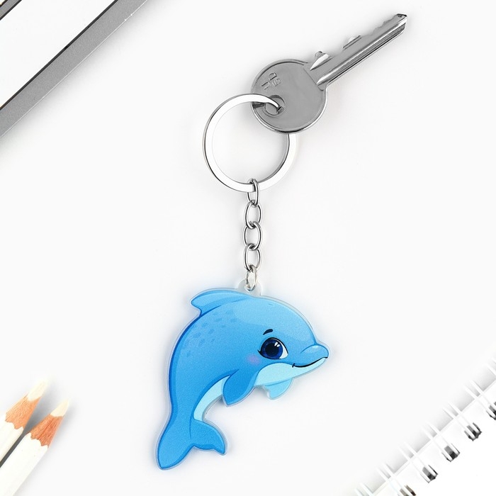 Брелок для ключей детский &laquo;Дельфин&raquo;, 3,5 х 10 см