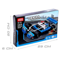 Конструктор с инерционным механизмом &laquo;Супергонка&raquo;, 160 деталей