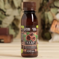 Ароматизатор для бани и ванны «Кедр», натуральный, 100 мл, "Банная Забава" Ароматизатор для бани и ванны «Кедр», натуральный, 100 мл, "Банная Забава"