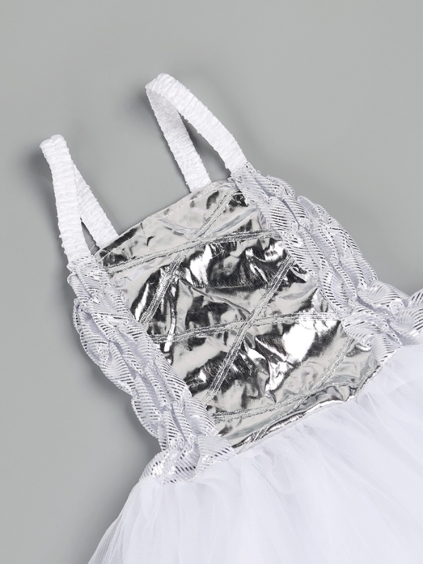 Карнавальный костюм Карнавальный костюм "Снежная принцесса" рост 104-134 см, платье, чокер, корона, палочка