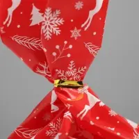 Мешок подарочный &laquo;Счастья в Новом году&raquo;, 16 х 13 см