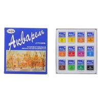 Акварель художественная в кюветах, 12 цветов х 2.5 мл, Гамма "Студия", 215002 Акварель художественная в кюветах, 12 цветов х 2.5 мл, Гамма "Студия", 215002