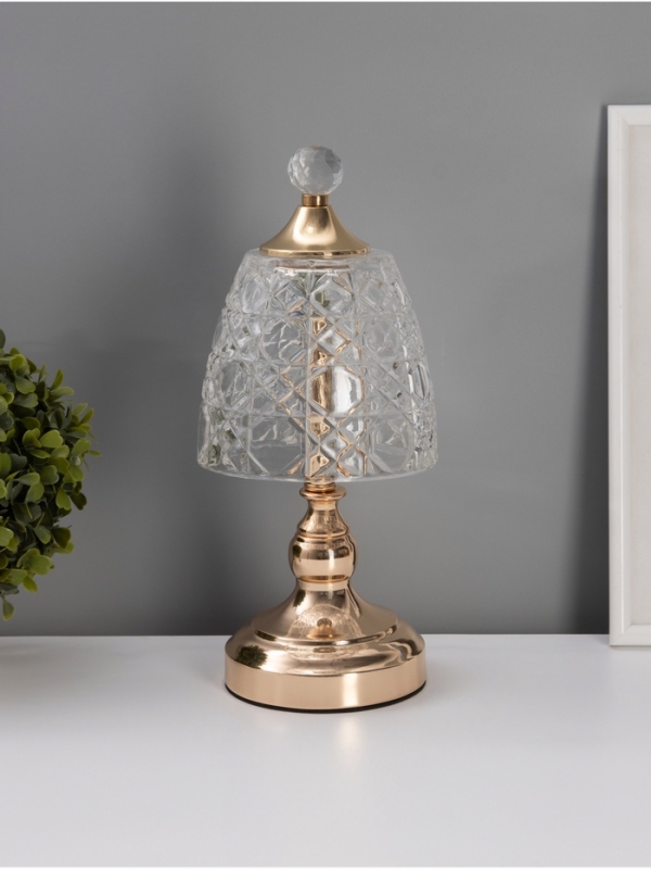 Лампа настольная &laquo;Элли&raquo; LED 10Вт золото 13,5х13,5х31см