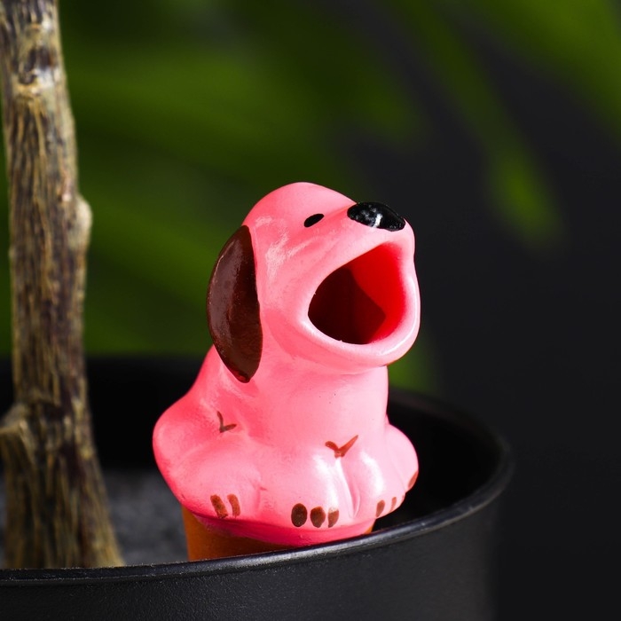 Ороситель Ороситель "Щенок" для комнатных и садовых растений Кунгурская керамика, 30мл, 8.5см, микс