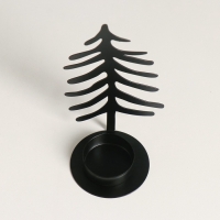 Подсвечник металл на 1 свечу "Ёлочка" d=4 см 8х6,5х15 см