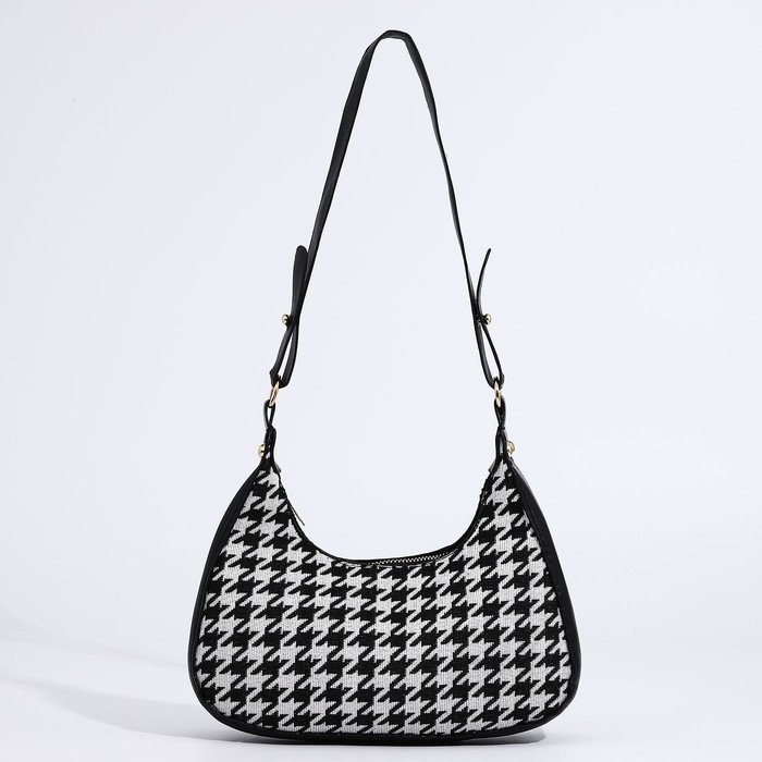 Сумка женская текстильная, 20х23х5.5 см, лапки